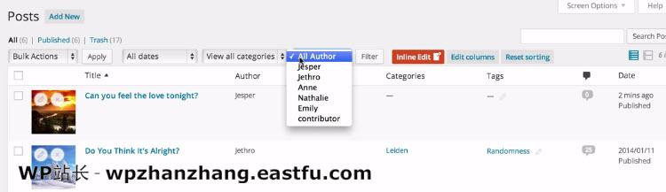 如何使用Admin Columns Pro管理WordPress内容 5 过滤