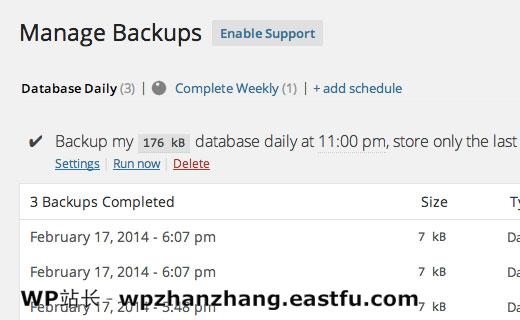 BackUpWordPress