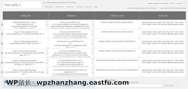 9个最好的用于有吸引力数据演示的WordPress表格插件 8 桌子制造商