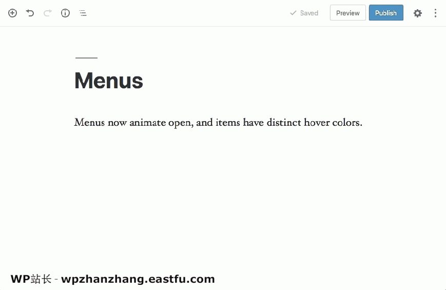 Gutenberg 5.1发布时所有 WordPress 核心小部件现已移植到Block 1