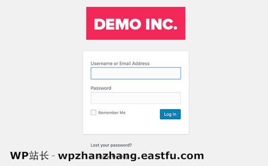 如何创建自定义WordPress登录页面(终极指南) 15 带有自定义徽标的WordPress登录页面