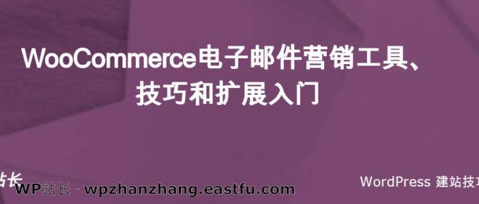 WooCommerce电子邮件营销工具、技巧和扩展入门