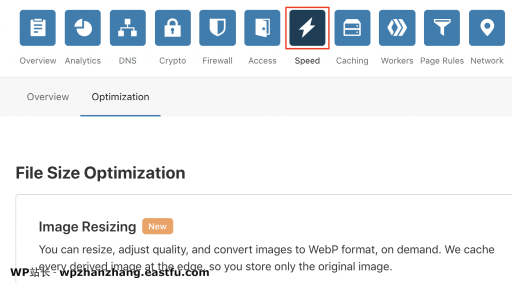 WordPress 速度优化的完整指南 24 cloudflare-速度标签