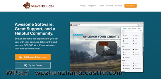 Beaver Builder 最好的 WordPress 页面构建器插件 Beaver Builder 最好的 WordPress 页面构建器插件