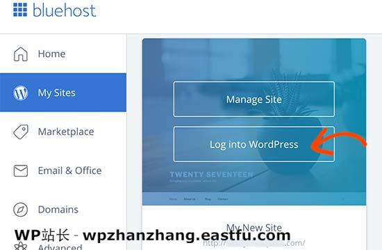 Bluehost 登录到您的 WordPress 网站 Bluehost 登录到您的 WordPress 网站