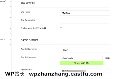 WordPress 网站设置 WordPress 网站设置