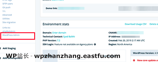 在 WPEngine 中登录到您的 WordPress 环境 在 WPEngine 中登录到您的 WordPress 环境