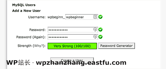 添加 MySQL 用户 添加 MySQL 用户