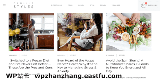 卡米尔风格博客