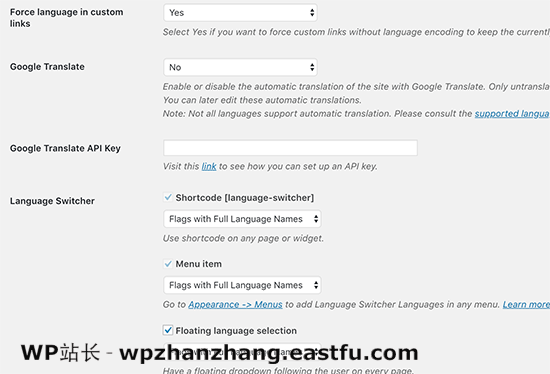 TranslatePress 设置 TranslatePress 设置