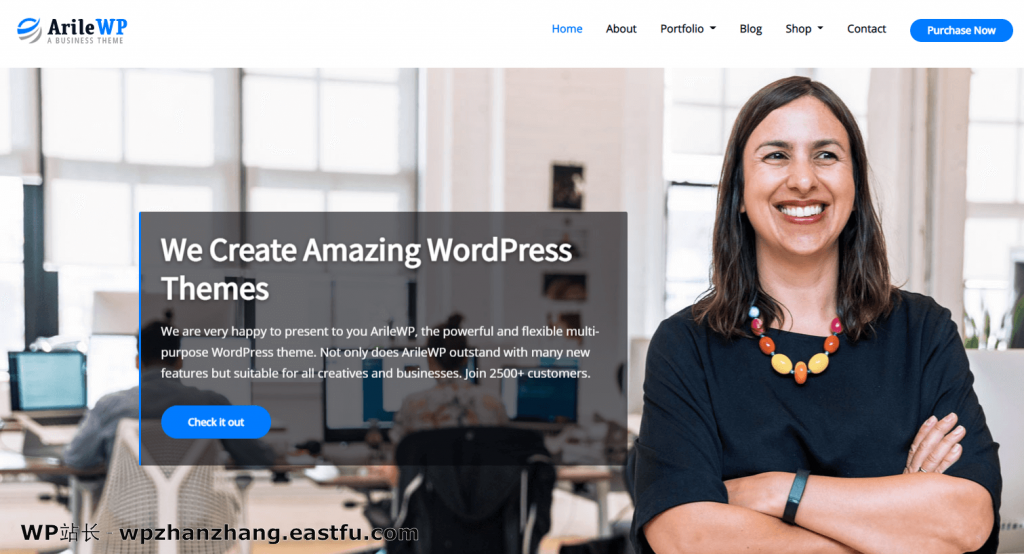 60+最佳免费 WordPress 主题 - 完整列表(2021年) 39 ArileWP 商业主题