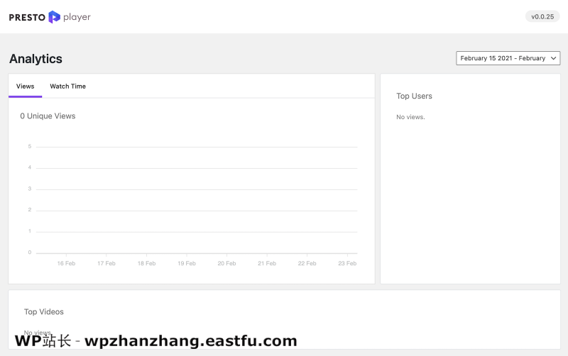 Presto Player 评测 - 您需要的唯一 WordPress 视频播放器 28 Presto Player Pro 分析页面