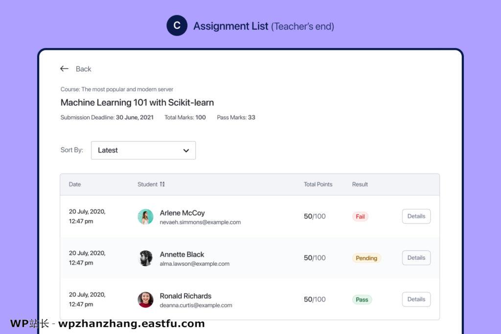 窥探 Tutor LMS 2.0 在线学习系统:抢先体验新特性! 22 新的作业选项