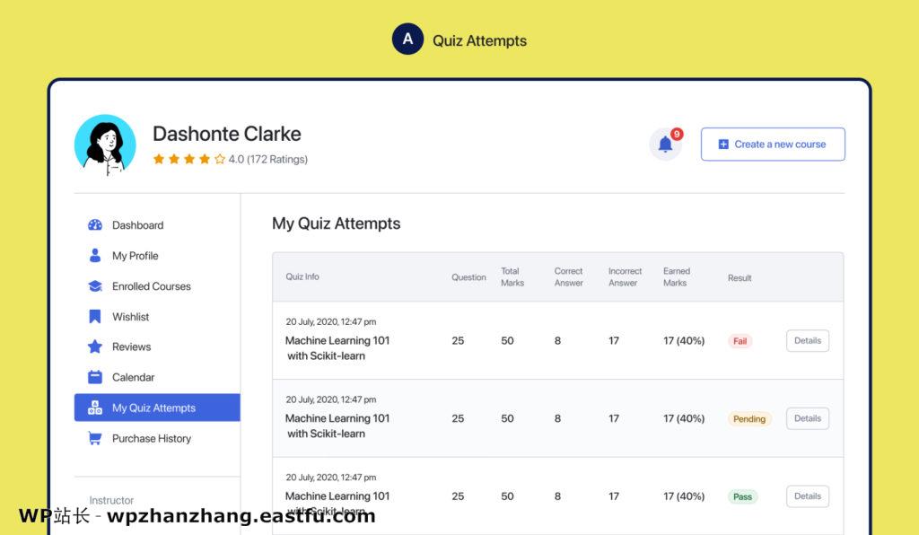 窥探 Tutor LMS 2.0 在线学习系统:抢先体验新特性! 52 窥探 Tutor LMS 2.0 在线学习系统:抢先体验新特性! 30