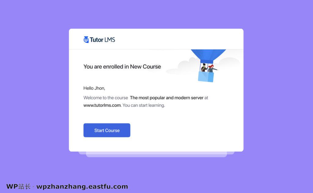 窥探 Tutor LMS 2.0 在线学习系统:抢先体验新特性! 9 独家设计的电子邮件模板