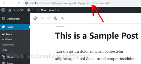 查找 WordPress 帖子 ID Find WordPress post ID