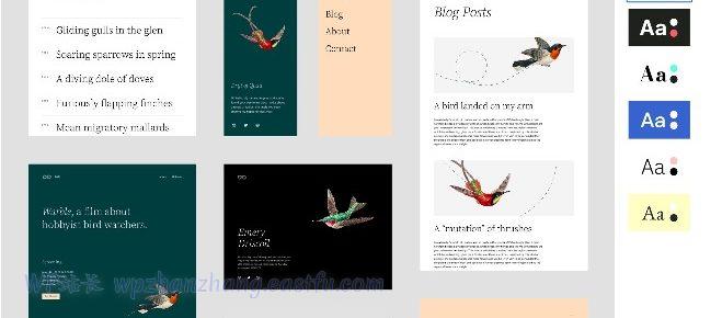 WordPress核心编辑器改进:选择您的网站风格