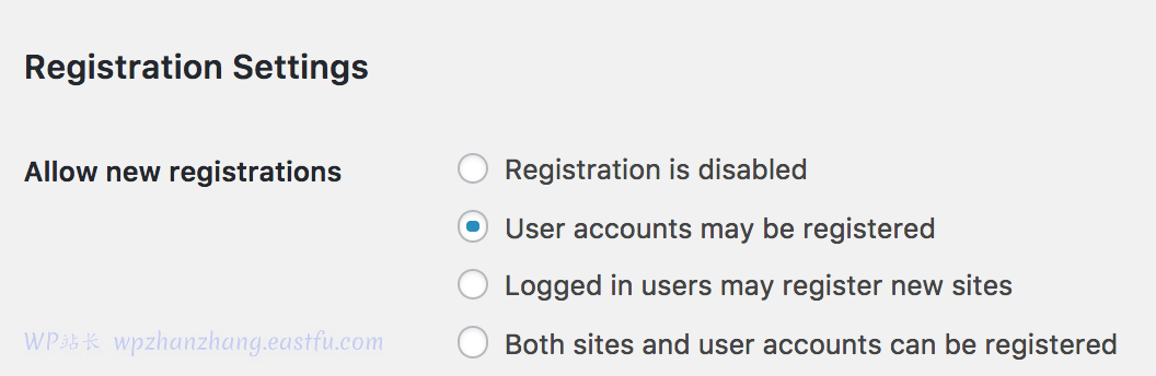 WordPress 多站点用户管理 2 WordPress 多站点用户管理 1
