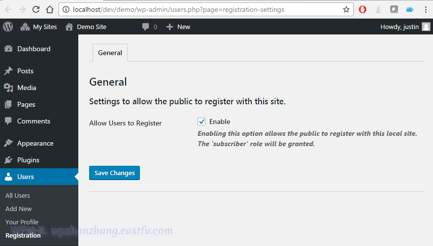 WordPress 多站点用户管理 4 WordPress 多站点用户管理 3