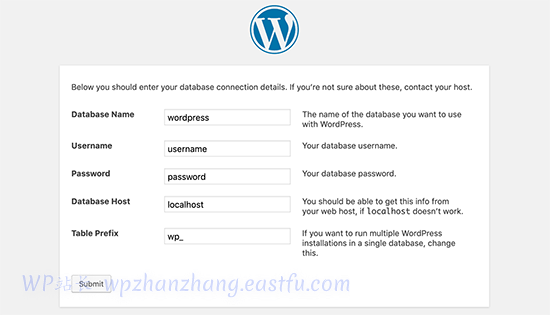 WordPress数据库信息 WordPress数据库信息