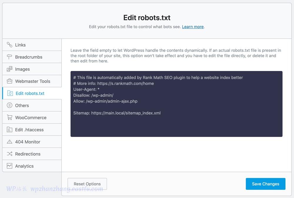 robots.txt Editor
