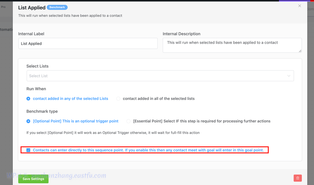 FluentCRM 2.6.0:更多功能、集成改进等等! 16 fluentcrm 目标条件