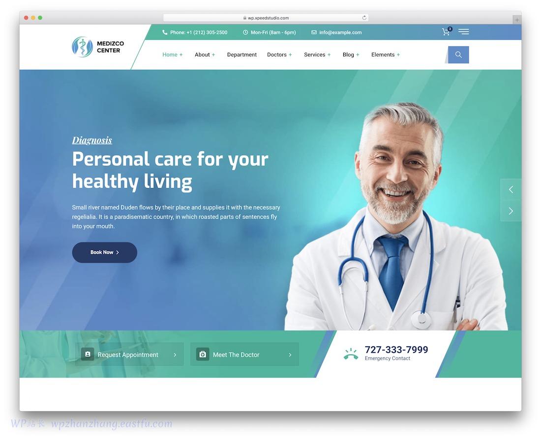 2022年33个最佳WordPress健康与医疗主题 20 medizco 健康 医学 wordpress 主题