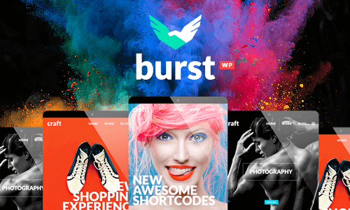 Burst – A Bold And Vibrant WordPress Theme