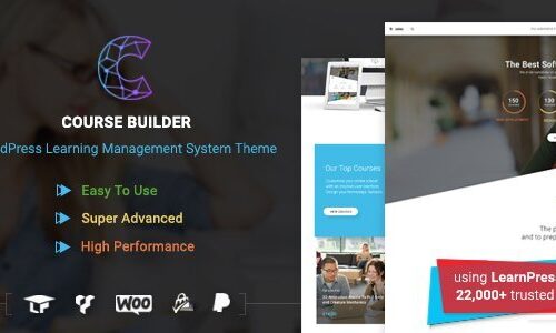 Course Builder | Wordpress Lms Theme For Online Courses, Schools & Education 在线课程生成器