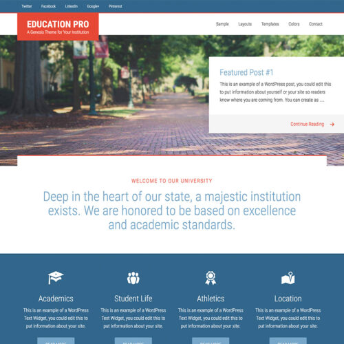 Education Pro WordPress Genesis主题