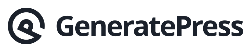 GeneratePress 主题徽标