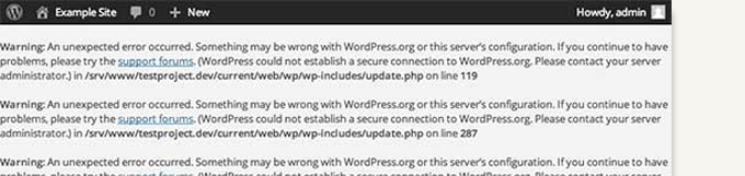 WordPress 安全连接错误 WordPress 安全连接错误