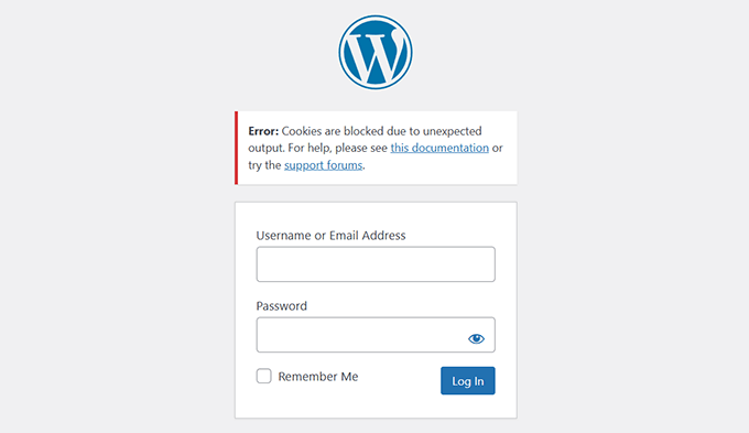 由于 WordPress 中出现意外的输出错误,Cookie 被阻止 由于 WordPress 中出现意外的输出错误,Cookie 被阻止