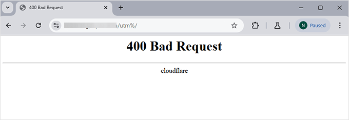 WordPress 中的 400 Bad request 错误 WordPress 中的 400 Bad request 错误