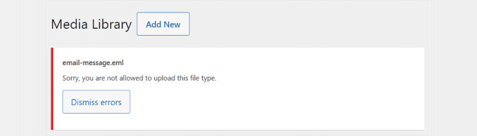 WordPress 中文件类型不允许出现错误 WordPress 中文件类型不允许出现错误