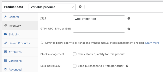 产品数据，包括 SKU、GTIN、UPC、EAN、ISBN