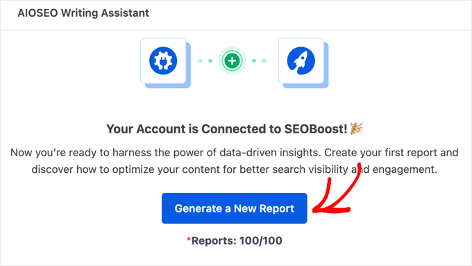生成写作助手报告