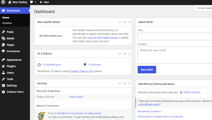 WordPress 后台设计更新