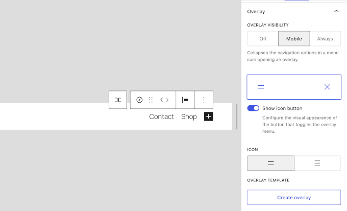 设计移动端叠加导航菜单