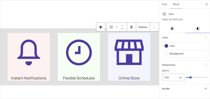WordPress 7.0 中的图标块