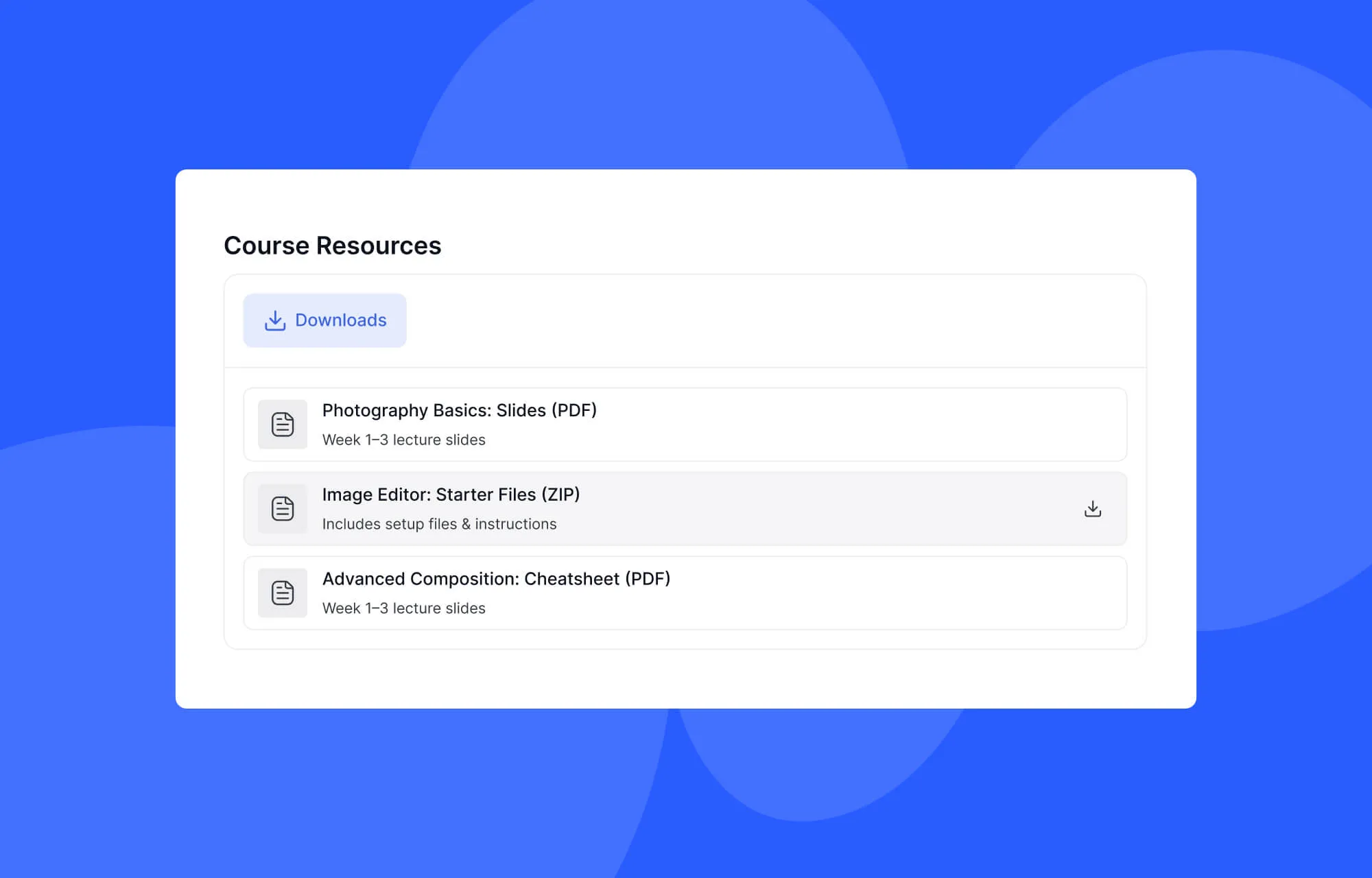 Tutor LMS 中的资源中心