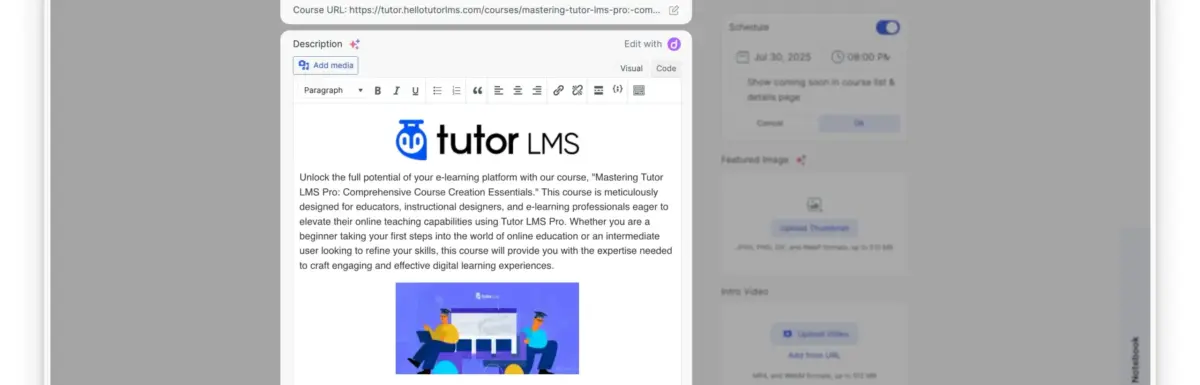 Tutor LMS即将上线课程指南：预发布策略与分步操作教程
