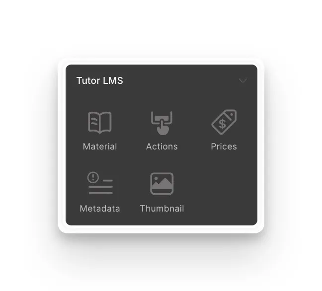 导师 LMS 专用元素 Droip