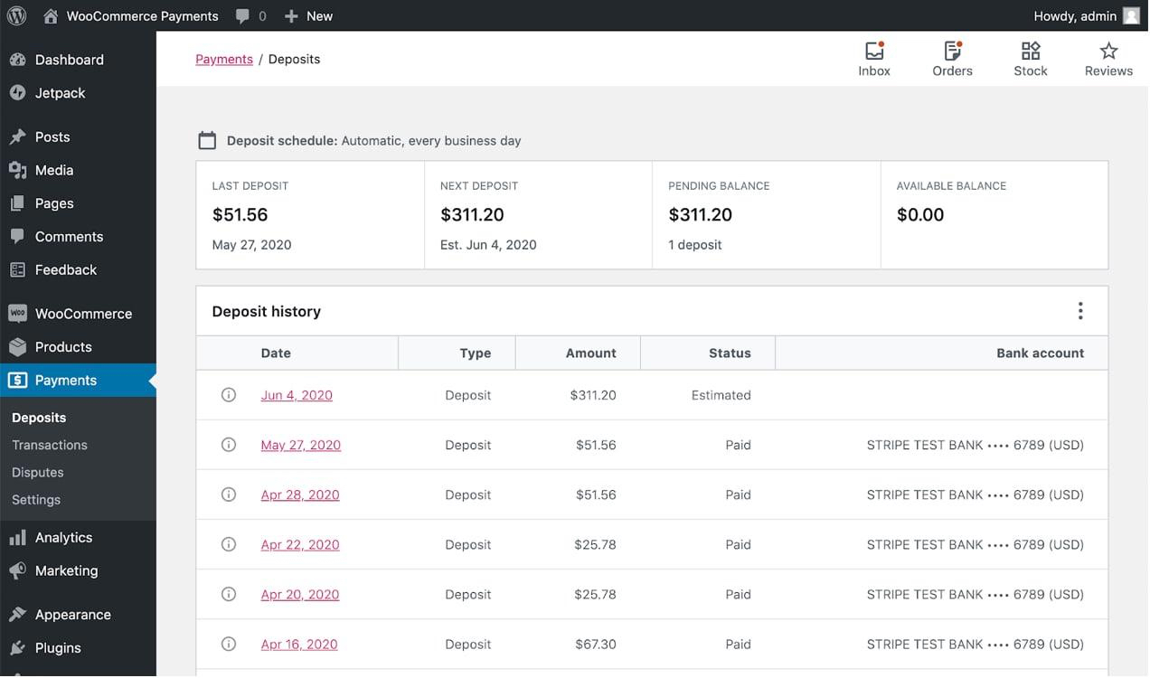 在 WooCommerce 中查看付款信息